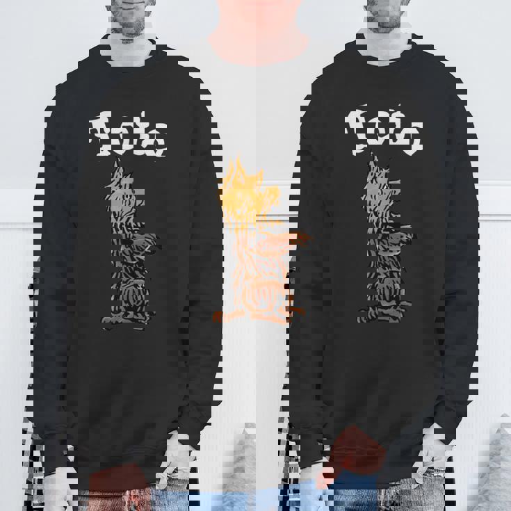 ビンテージtoto The Dog シャツアート -Toto Oz 魔法使い Toto 長袖tシャツ スウェットシャツ 高齢者への贈り物