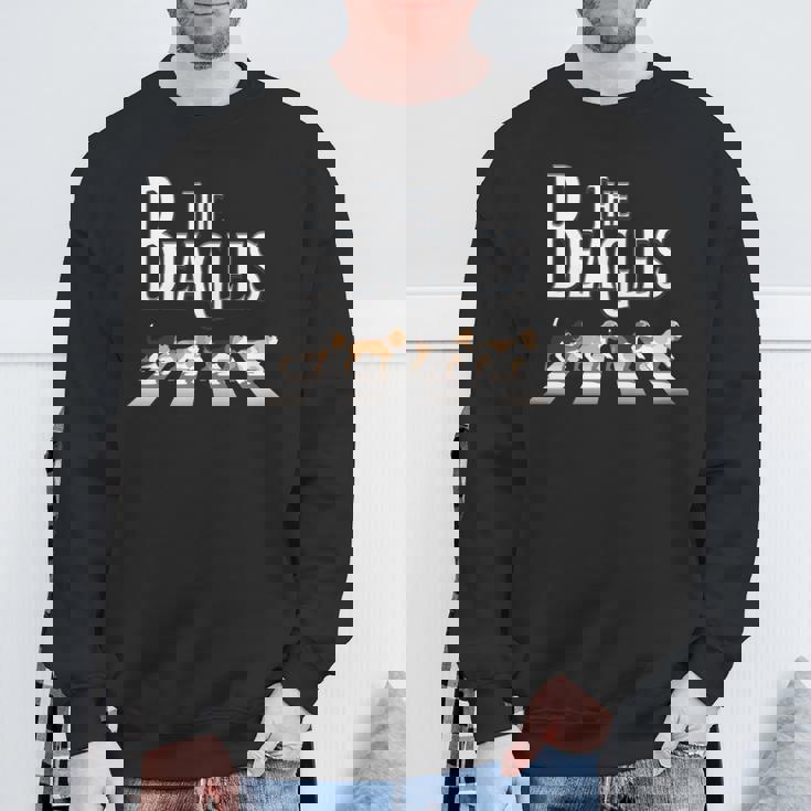 ビーグルス ビーグル犬 面白い ビーグル愛好家に 長袖tシャツ スウェットシャツ 高齢者への贈り物