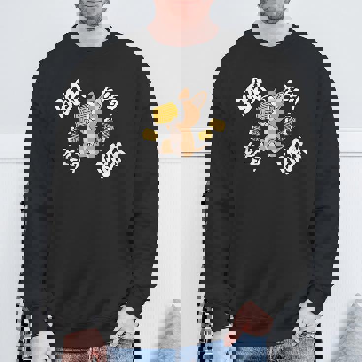 ビールチワワ 犬 スウェットシャツ 高齢者への贈り物