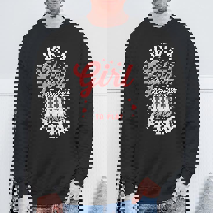 ピアノ ピアノ ジャズ キーボード 作曲家 ピアノプレーヤー スウェットシャツ 高齢者への贈り物