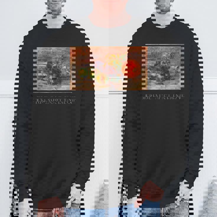 ピエール・オーギュスト・ルノワール作 ザクロとイチジク スウェットシャツ 高齢者への贈り物