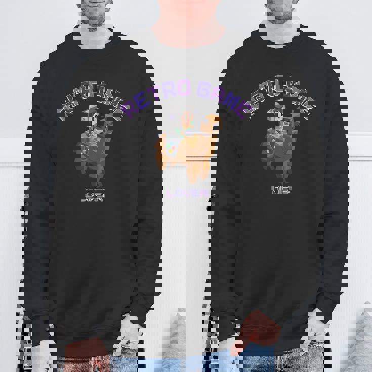 ピクセルアニマルズ アルパカ ブラウン はるまり Harumari レトロゲーム Lover Love ストリーマー スウェットシャツ 高齢者への贈り物