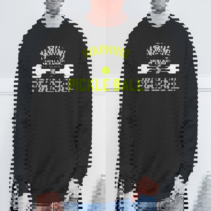 ピクルスボール 警告 面白い スウェットシャツ 高齢者への贈り物