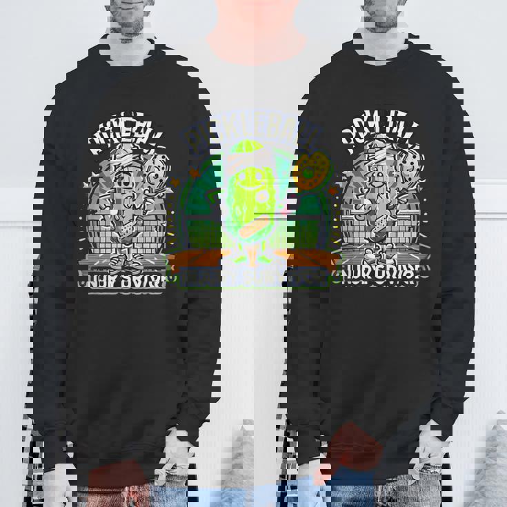 ピックルボール ケガキ サバイバー グルービー ピクルス スポーツ スウェットシャツ 高齢者への贈り物