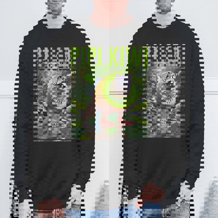 ピピ キウイ アライグマ Ai モンスター イタリアン ブレイン ロット ボーイ ミーム ジョーク スウェットシャツ 高齢者への贈り物