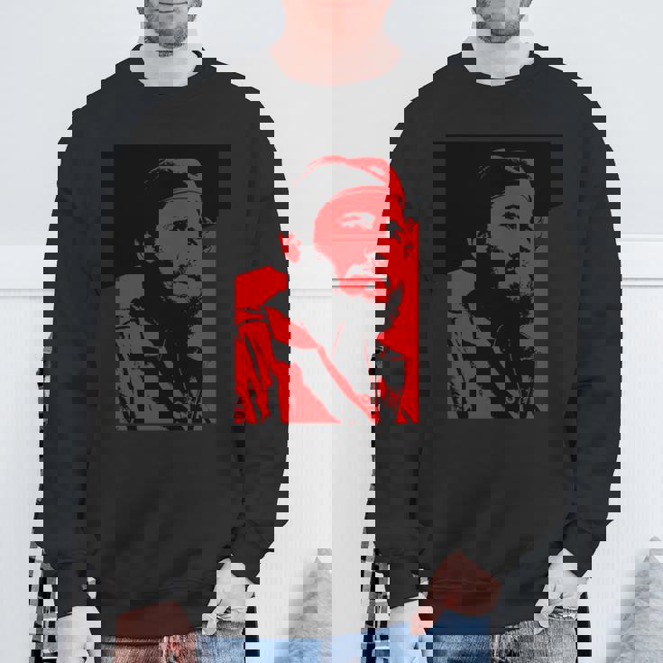 フィデル・カストロ 長袖tシャツ スウェットシャツ 高齢者への贈り物