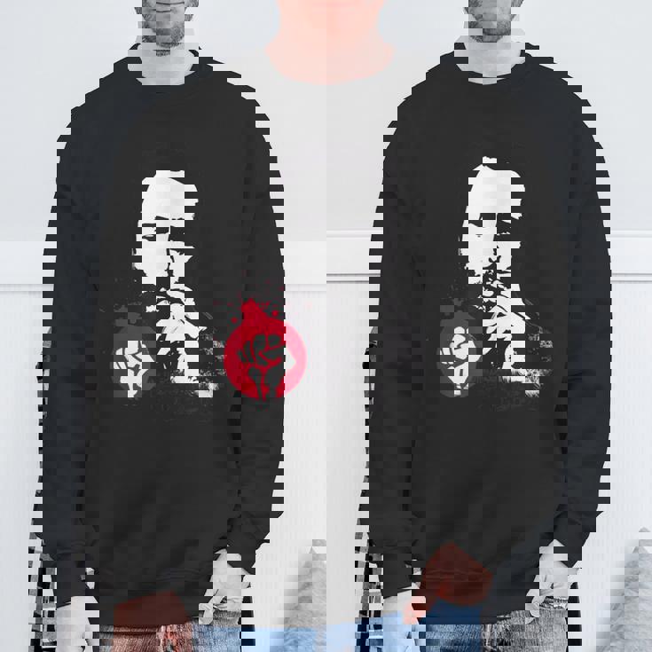 フィデル・カストロ・キューバ革命拳戦闘デモ スウェットシャツ 高齢者への贈り物