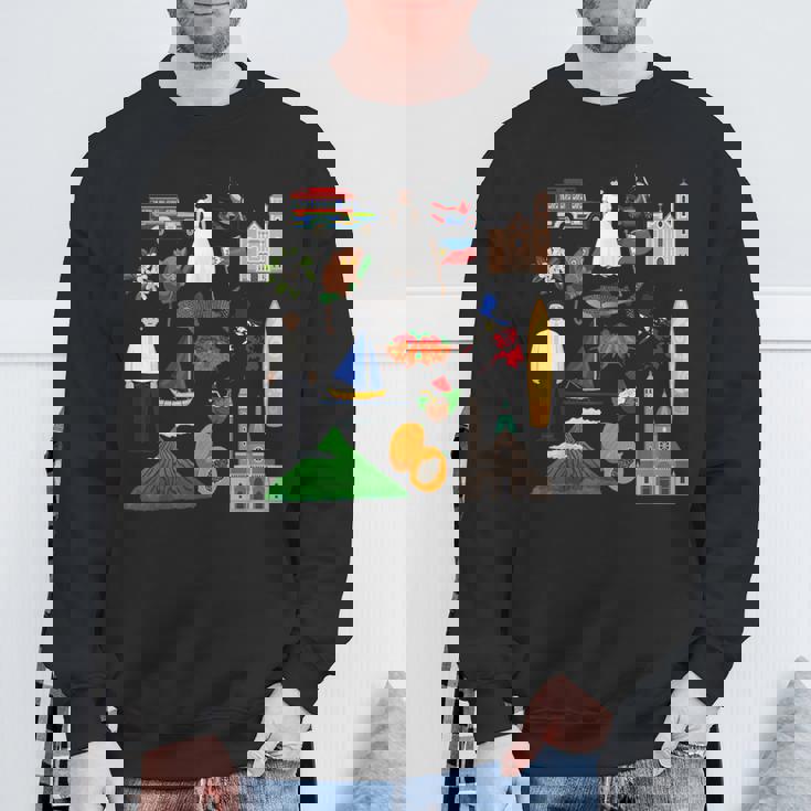 フィリピン フィリピンのアイコン お土産旅行 スウェットシャツ 高齢者への贈り物