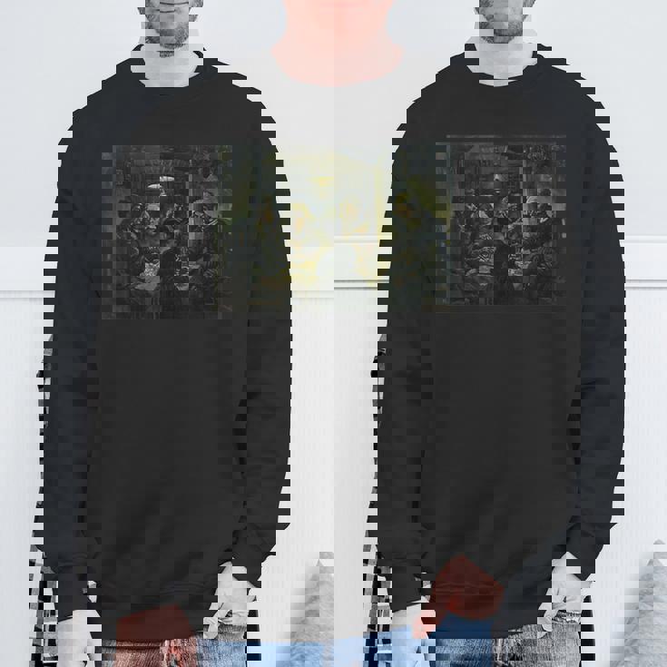 フィンセントファンゴッホのジャガイモを食べる人々 スウェットシャツ 高齢者への贈り物