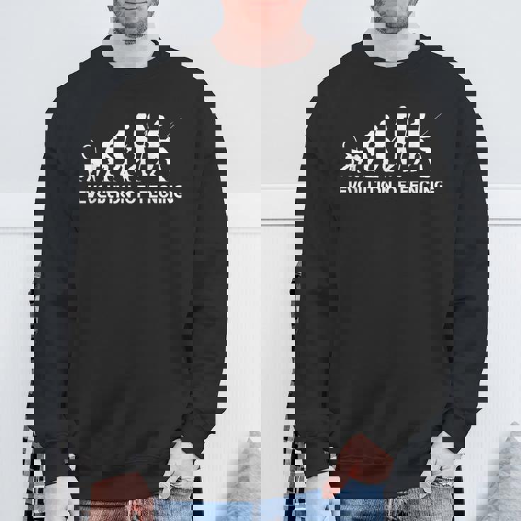 フェンサー フェンシングの進化 フェンシング スウェットシャツ 高齢者への贈り物