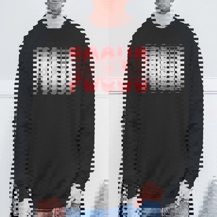 フォーカス 錯覚 ぼやけたトリッピー 長袖tシャツ スウェットシャツ 高齢者への贈り物