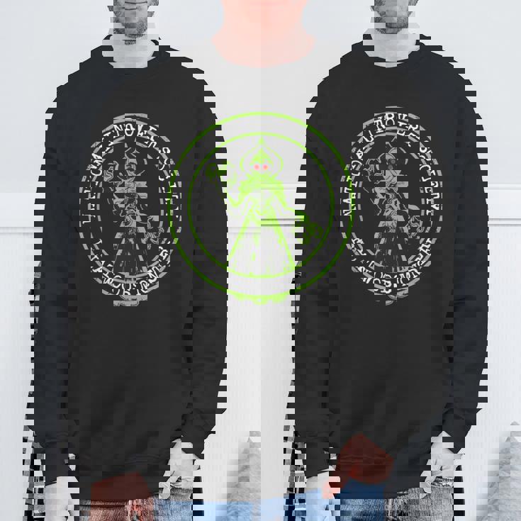 フラットウッズモンスター-国民内向的な社会面白い暗号化 スウェットシャツ 高齢者への贈り物