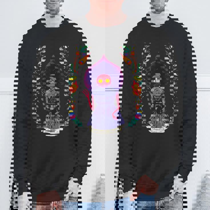 フラットウッドモンスター、レトロエイリアンブラクストン郡wv Cryptid スウェットシャツ 高齢者への贈り物