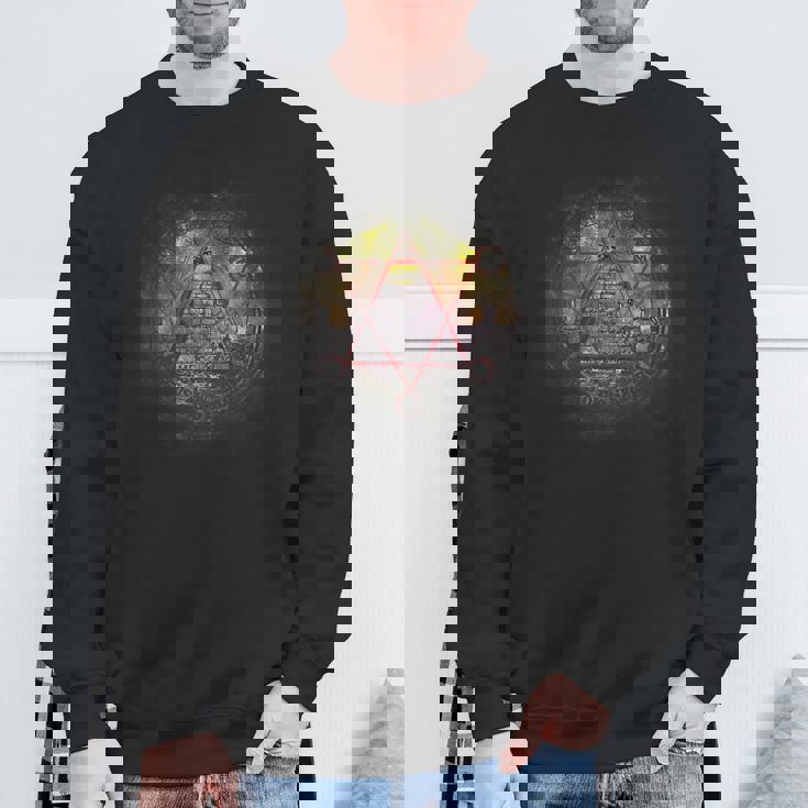 フリーメイソン ロッジ フリーメイソン マスターメイソン スクエア&コンパス エンブレム スウェットシャツ 高齢者への贈り物