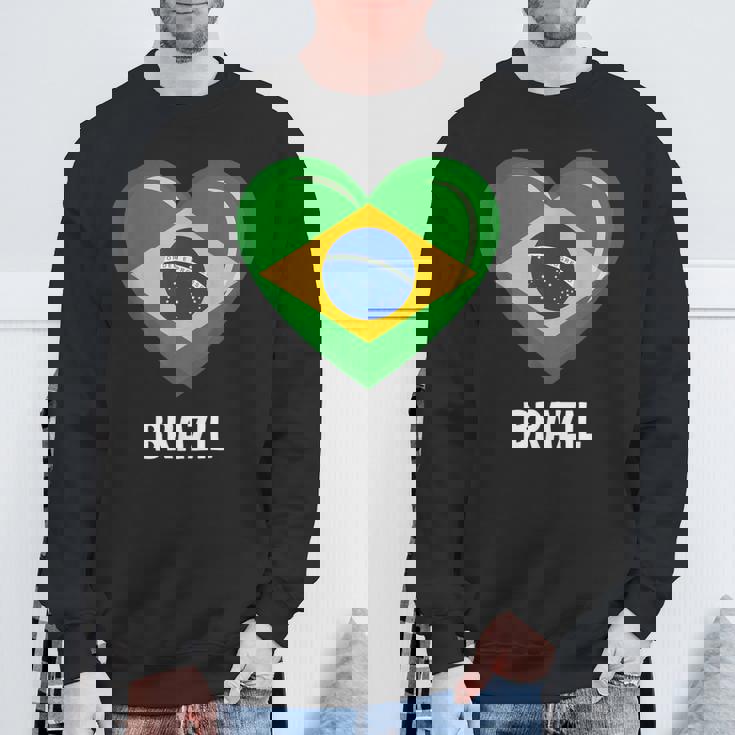 ブラジル国旗シャツ スウェットシャツ 高齢者への贈り物