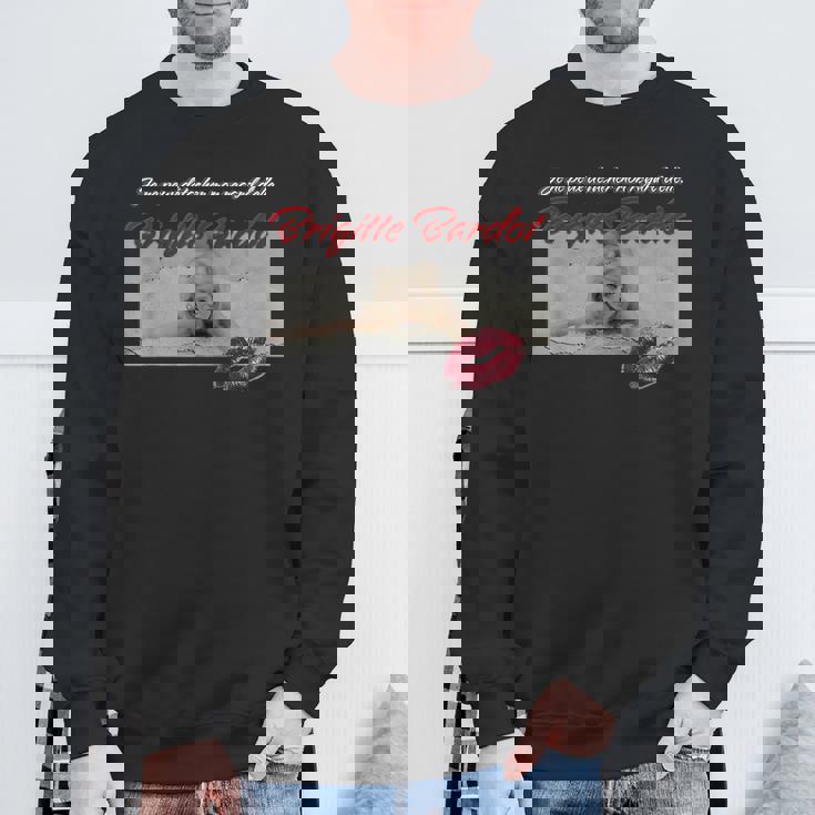 ブリジットバルドー_001 スウェットシャツ 高齢者への贈り物