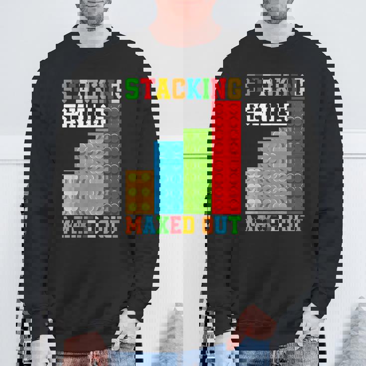 ブロックブロック-積み重ねスキルの最大化 スウェットシャツ 高齢者への贈り物