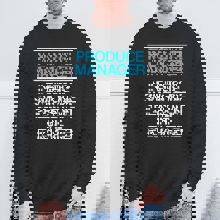 プロデュースマネージャー 食料品店スーパーバイザー スウェットシャツ 高齢者への贈り物