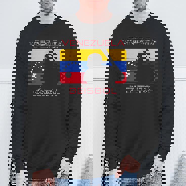 ベネズエラ Beisbol 野球旗 ベネズエラ スポーツファンen スウェットシャツ 高齢者への贈り物
