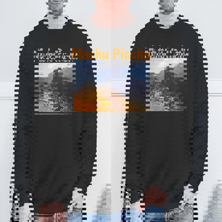マチュピチュペルー遺跡 日の出 スウェットシャツ 高齢者への贈り物