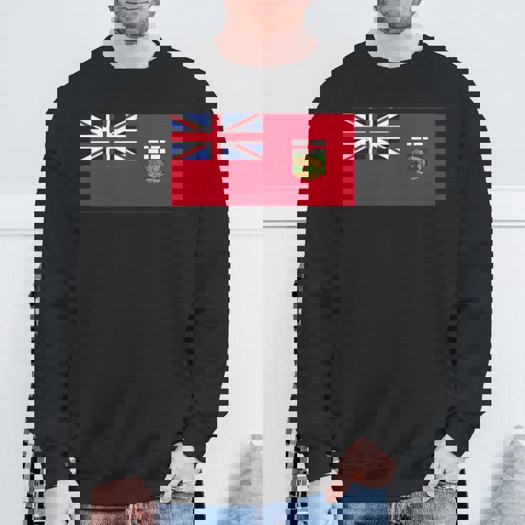 マニトバ州 紋章 カナダ国旗 ウィニペグ スウェットシャツ 高齢者への贈り物