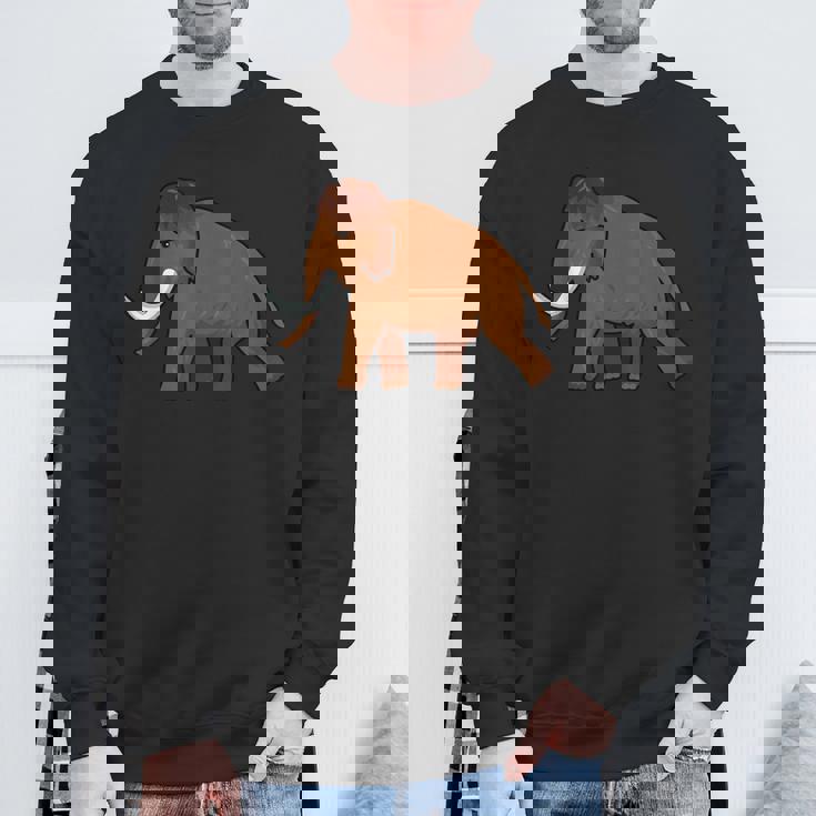 マンモス・ウーリー・エレファント・ビッグ・アイスミュージアム・マンモス・マストドン スウェットシャツ 高齢者への贈り物