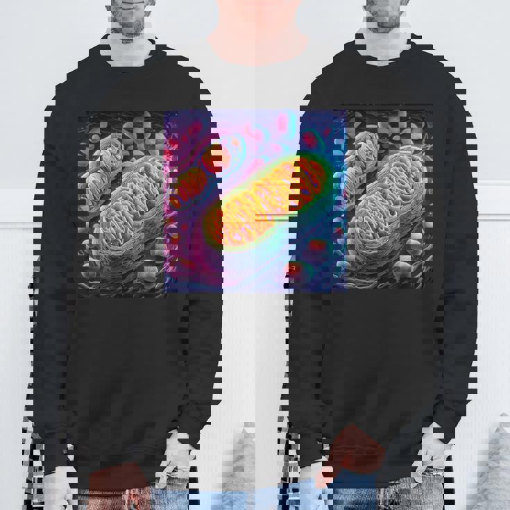 ミトコンドリア 細胞生物学 エネルギー Atp スウェットシャツ 高齢者への贈り物