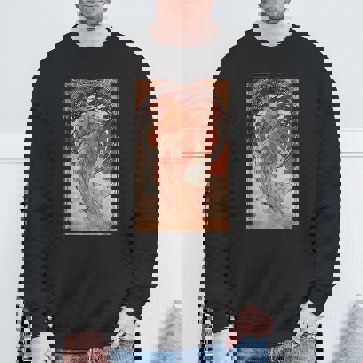 ミュシャの踊り スウェットシャツ 高齢者への贈り物