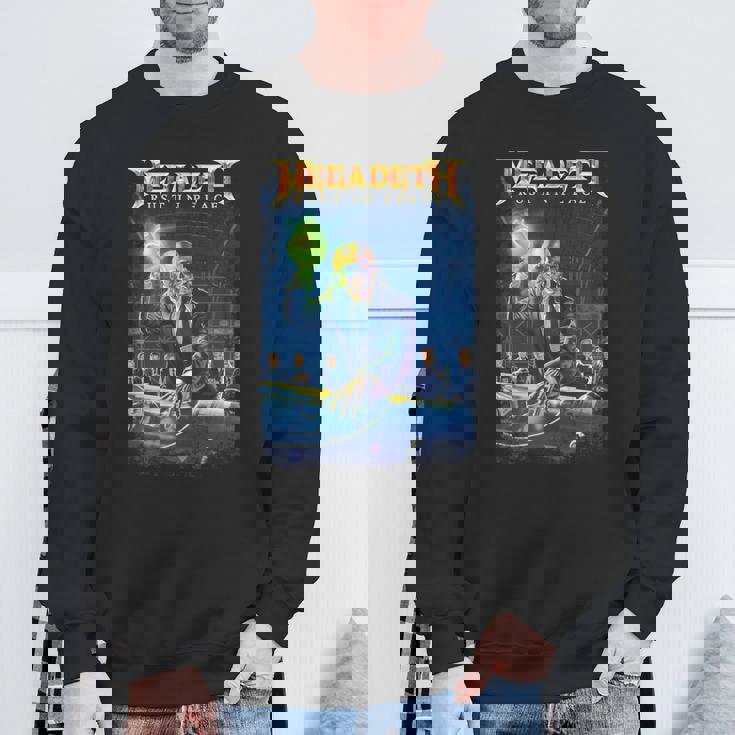 メガデス-ラスト・イン・ピース 長袖tシャツ スウェットシャツ 高齢者への贈り物