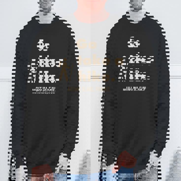 モンブランフランスgo Take A Hike レトロ スウェットシャツ 高齢者への贈り物