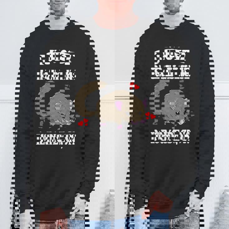 ヤマネのヤマネペットが本当に好き スウェットシャツ 高齢者への贈り物