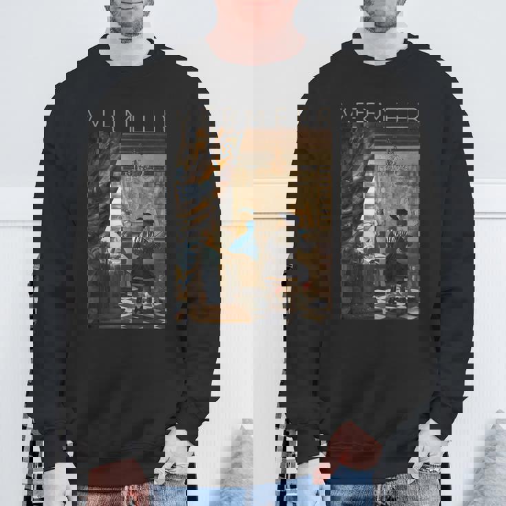 ヨハネス・フェルメール 絵画の芸術 スウェットシャツ 高齢者への贈り物