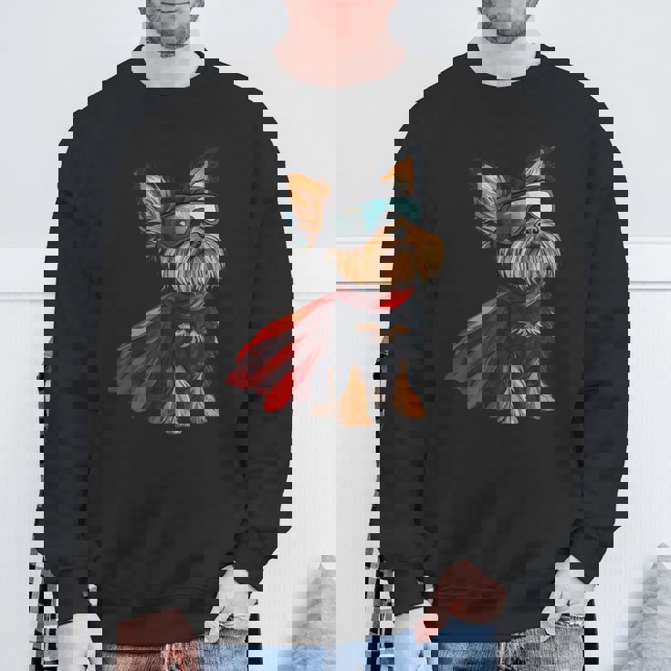 ヨークシャーテリア犬 ヨークシャーテリア スウェットシャツ 高齢者への贈り物