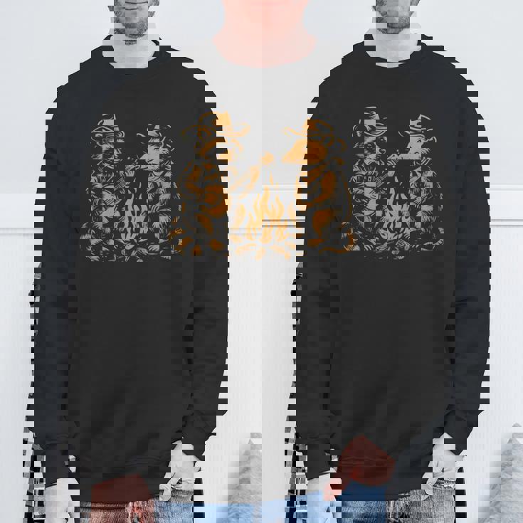 ラクーンバンジョーブルーグラスカントリーミュージック スウェットシャツ 高齢者への贈り物