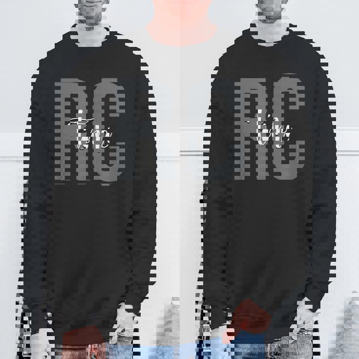 ラジコン カー愛好家 ラジコンカーレース スウェットシャツ 高齢者への贈り物