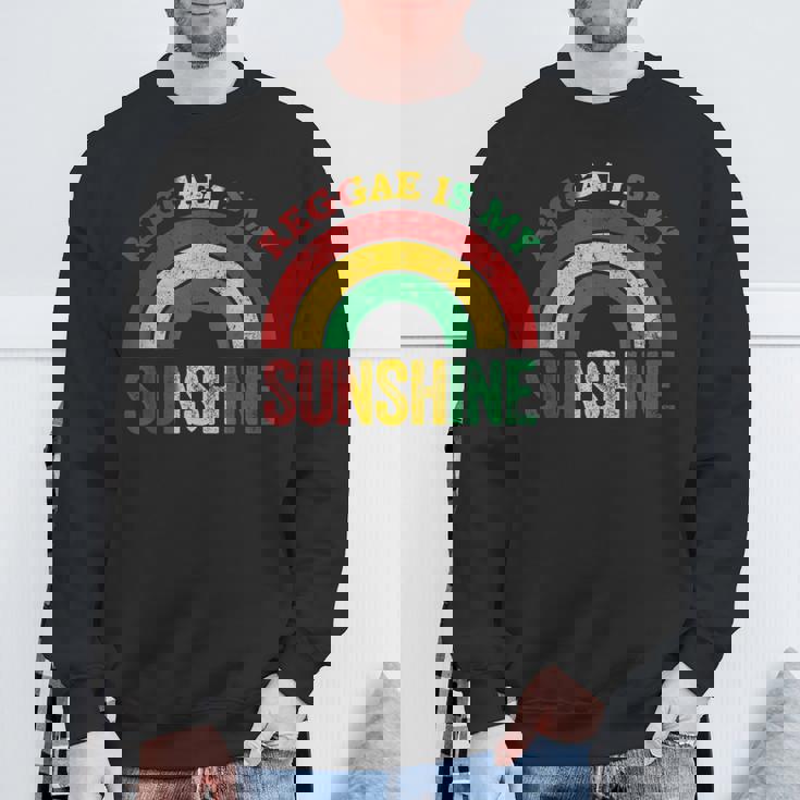 レゲエ イズ マイ サンシャイン シャツ ヴィンテージ レインボー レトロ サンシャイン スウェットシャツ 高齢者への贈り物