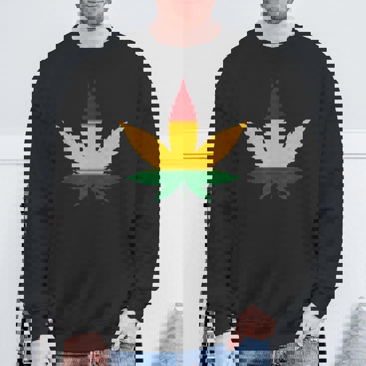 レゲエtシャツとラスタカラーtシャツ メンズ スウェットシャツ 高齢者への贈り物