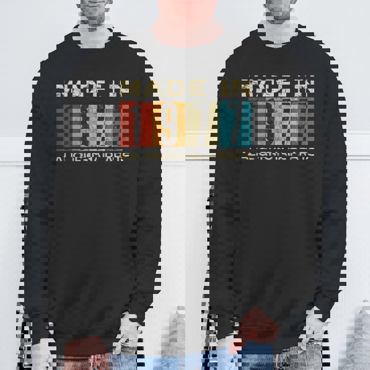 レトロ 1977 オールオリジナルパーツ ヴィンテージ 1977年製 メンズ レディース スウェットシャツ 高齢者への贈り物