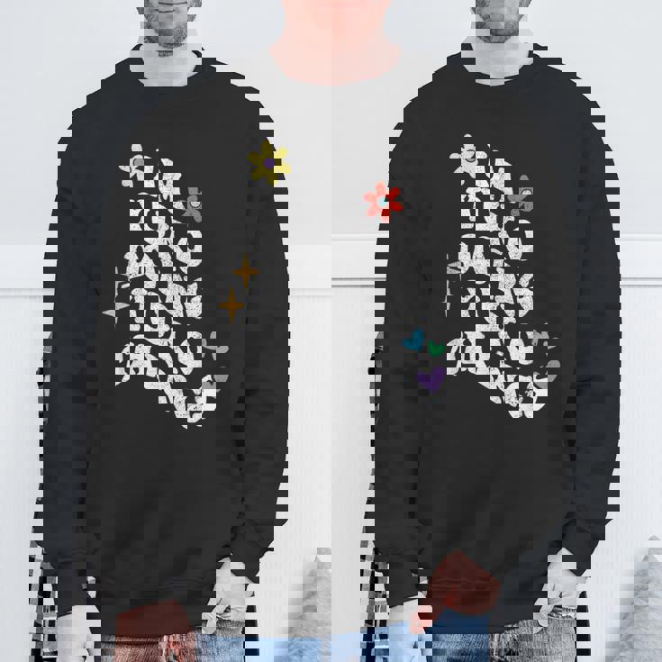 レトロ グルーヴィーなイム 優子 やってる ゆうこ こと おもしろい 母の日 スウェットシャツ 高齢者への贈り物