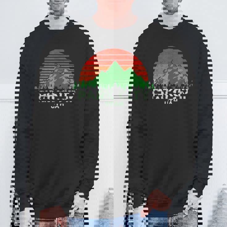 レトロ ヴィンテージ パークシティデザイン パークシティギフト スウェットシャツ 高齢者への贈り物