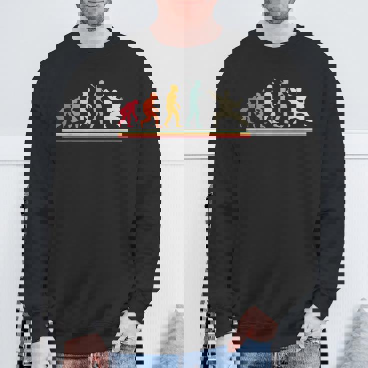 レトロ太極拳の進化 スウェットシャツ 高齢者への贈り物