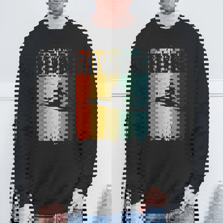 ロウイングスポーツ。レトロビンテージ。Rowing Crew（ローイングクルー スウェットシャツ 高齢者への贈り物