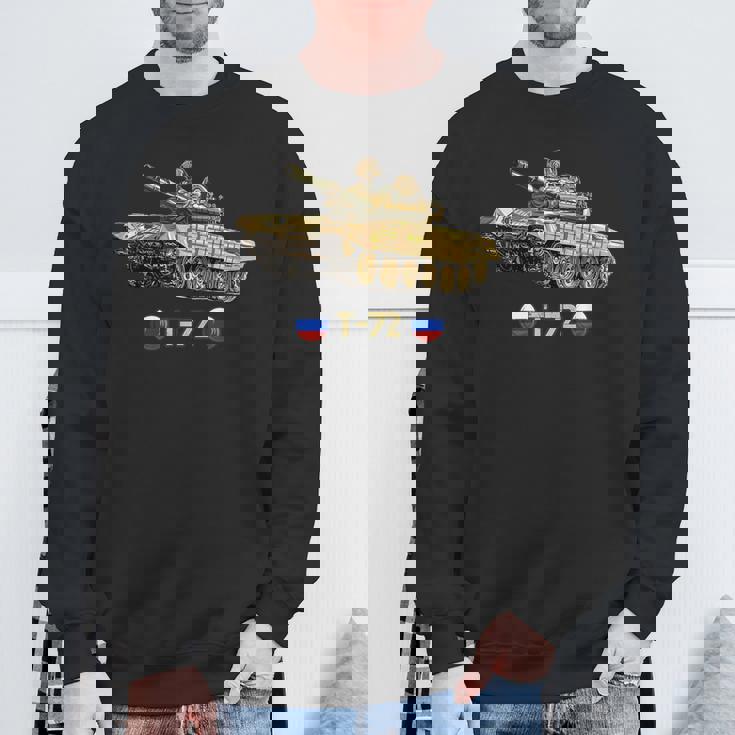 ロシア軍冷戦時代の主戦闘戦車t-72 スウェットシャツ 高齢者への贈り物