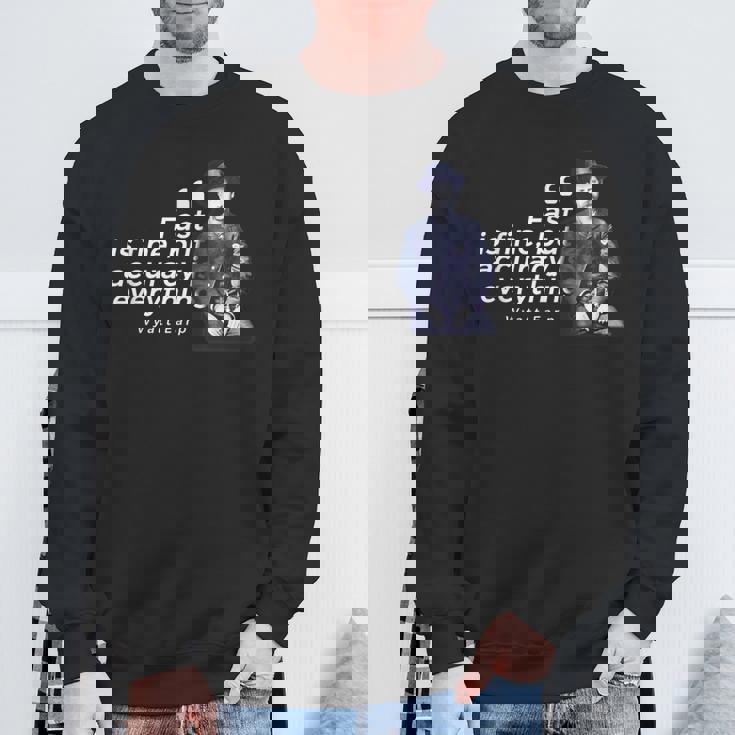 ワイアット・アープ 引用句 アメリカ西部の英雄的ローマン スウェットシャツ 高齢者への贈り物