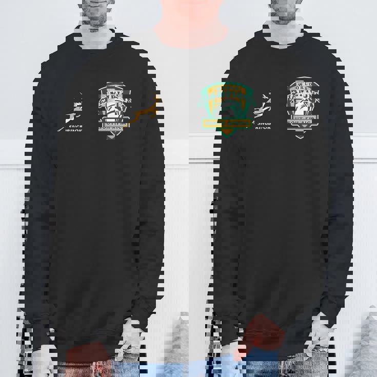 ワールドチャンピオンpringbok Bokke 南アフリカ ラグビー 長袖tシャツ スウェットシャツ 高齢者への贈り物