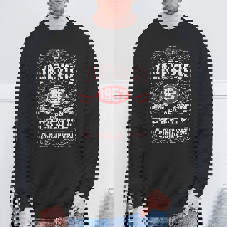 ヴィンテージ 1957年 還暦 66歳 1957年生まれ スウェットシャツ 高齢者への贈り物