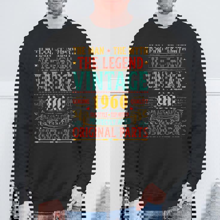 ヴィンテージ 1960 男性用 レトロ 面白い 1960 誕生日 スウェットシャツ 高齢者への贈り物