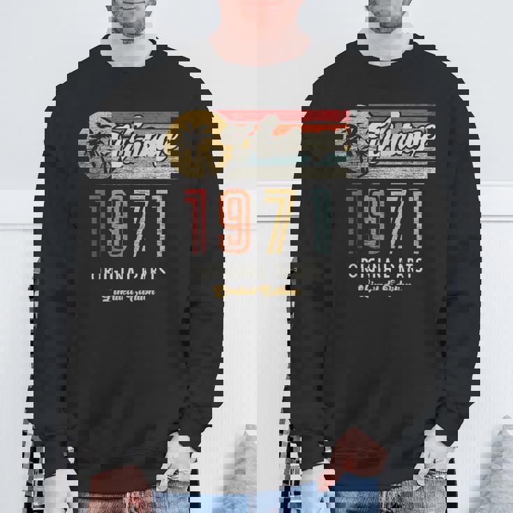 ヴィンテージ 1971 オリジナルパーツ パームス 55歳の誕生日 スウェットシャツ 高齢者への贈り物