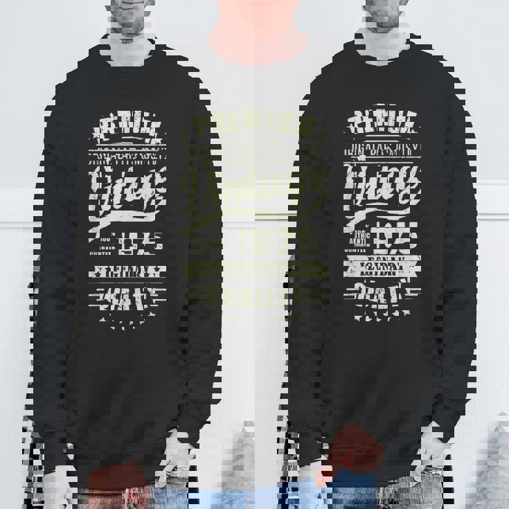 ヴィンテージ 1975 男性用 レトロ 面白い 1975 誕生日 スウェットシャツ 高齢者への贈り物