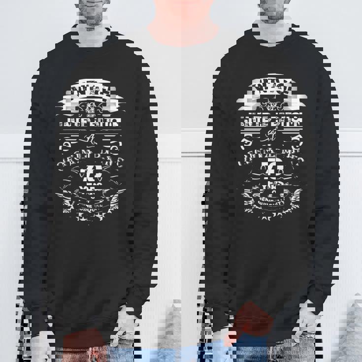 ヴィンテージ 70歳の誕生日シャツ 面白い レトロ メンズ 70歳 長袖tシャツ スウェットシャツ 高齢者への贈り物